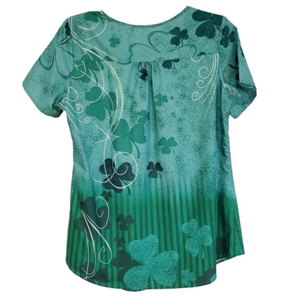 St. Patty's Day Shamrock Smock XXL EUC - Picture 3 of 6